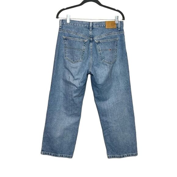 Tommy Hilfiger Y2K light wash boyfriend crop jeans size 8 - Picture 4 of 13